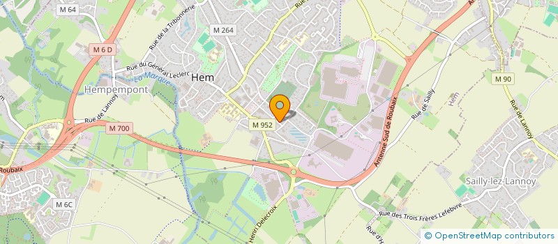 localisation de l'entreprise MADAME FLORENCE VIVIEN  HEM