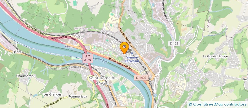 localisation de l'entreprise MADAME FLORENCE VOISIN à VIENNE