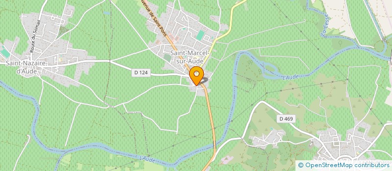 localisation de l'entreprise MADAME FLORENCE WALEWSKA  SAINT-MARCEL-SUR-AUDE