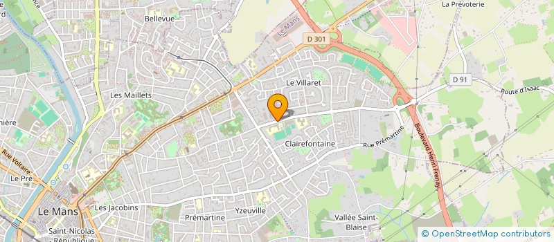 localisation de l'entreprise MADAME FLORENCE WALLE  LE MANS