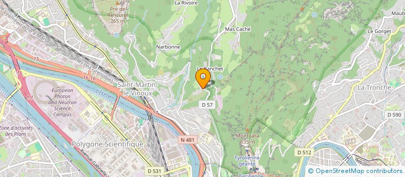 localisation de l'entreprise MADAME FLORENCE WANG  SAINT-MARTIN-LE-VINOUX