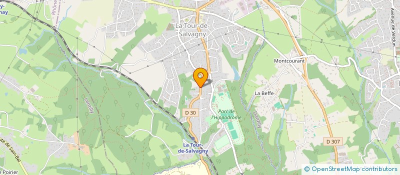 localisation de l'entreprise MADAME FLORENCE WATRELOT  LA TOUR-DE-SALVAGNY