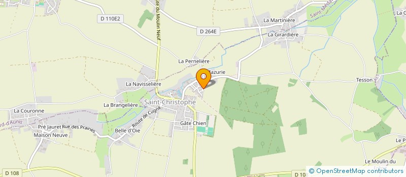 localisation de l'entreprise MADAME FLORENCE WISPELAERE à SAINT-CHRISTOPHE