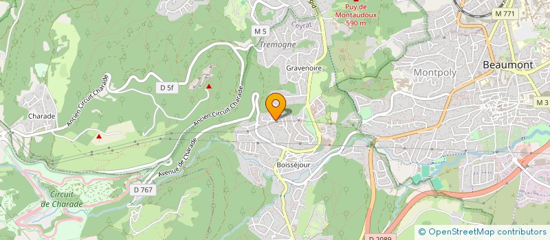 localisation de l'entreprise MADAME FLORENCE WITTMER  ROYAT