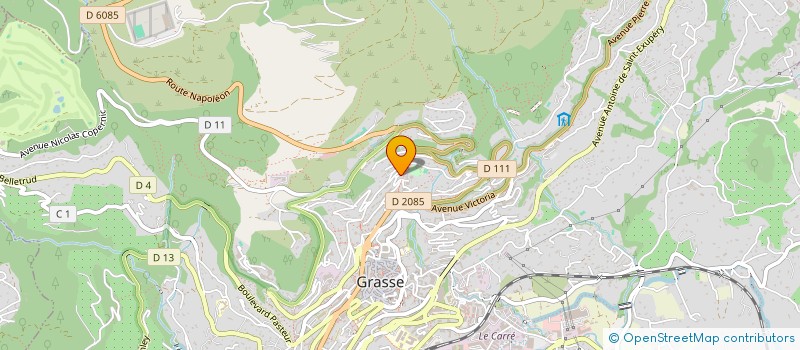 localisation de l'entreprise MADAME FLORENCE WURTZ DIT CALMONT  GRASSE