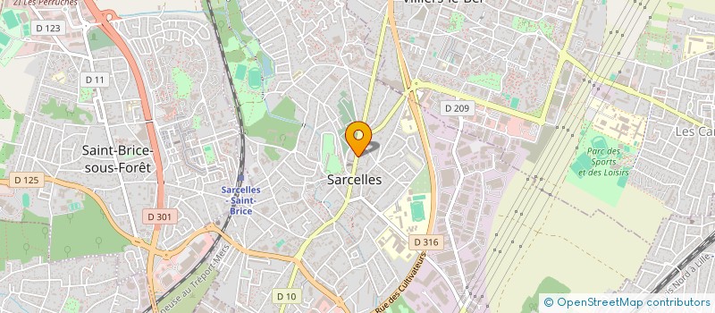 localisation de l'entreprise MADAME FLORENCE YALAP  SARCELLES