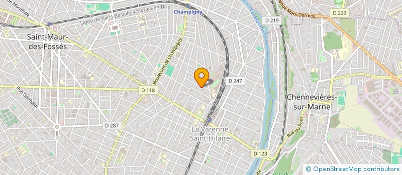 localisation de l'entreprise MADAME FLORENCE YERLES à SAINT-MAUR-DES-FOSSES