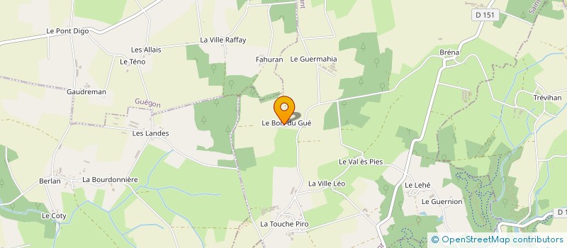 localisation de l'entreprise MADAME FLORENCE ZUBINSKI  SAINT-SERVANT