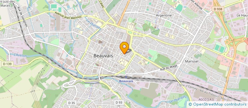 localisation de l'entreprise MADAME FLORENE LAPLANCHE  BEAUVAIS