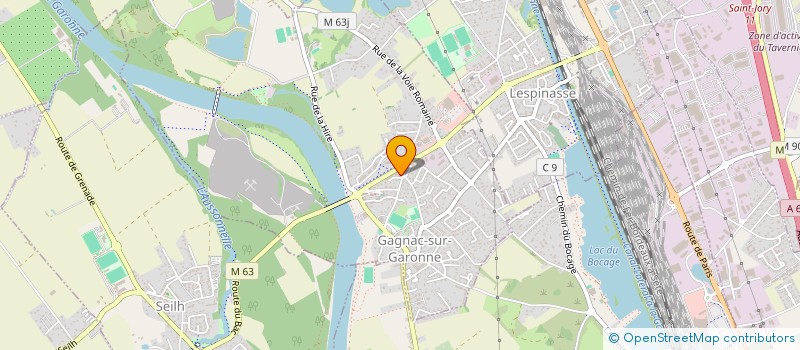 localisation de l'entreprise MADAME FLORENTINA BUSU à GAGNAC-SUR-GARONNE
