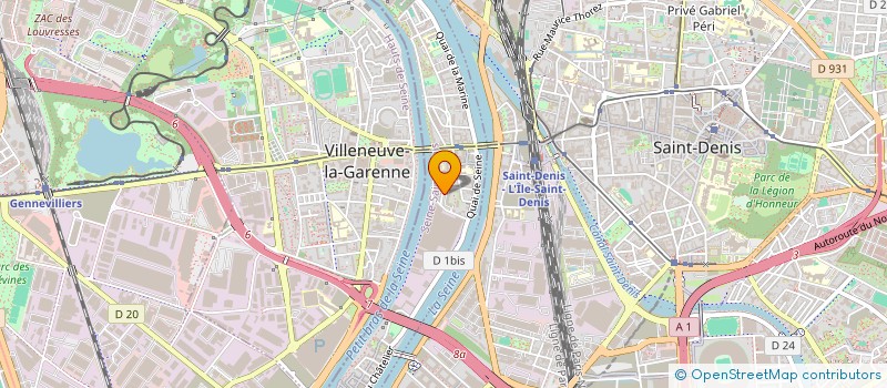 localisation de l'entreprise MADAME FLORENTINA LOPES MENDES  L ILE SAINT DENIS