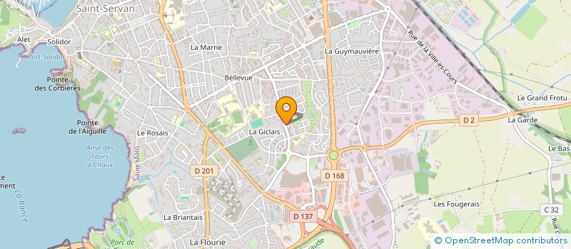 localisation de l'entreprise MADAME FLORENTINA-LOREDANA CRETU  SAINT-MALO