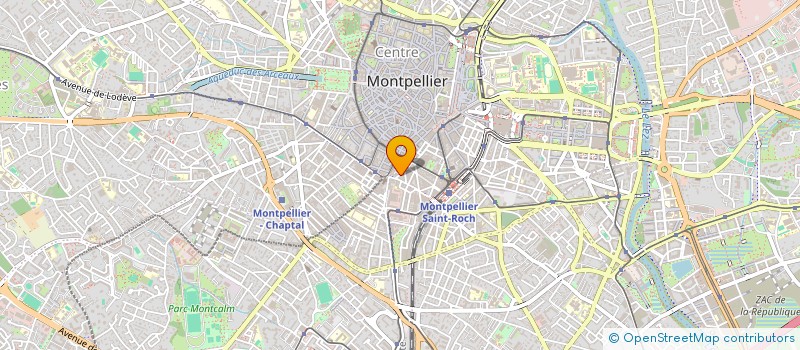 localisation de l'entreprise MADAME FLORENTINA MATEI à MONTPELLIER