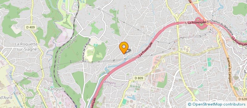 localisation de l'entreprise MADAME FLORENTINA MIRCEA à MOUGINS