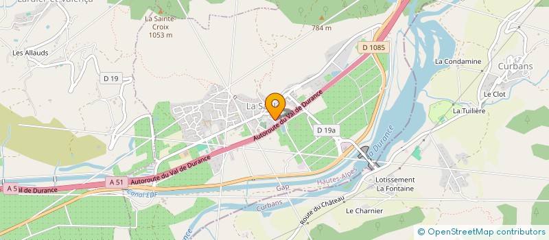 localisation de l'entreprise MADAME FLORENTINE BAVIERA  LA SAULCE