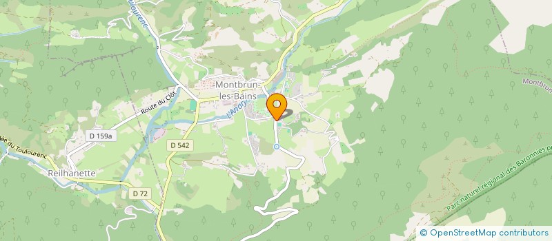 localisation de l'entreprise MADAME FLORENTINE BENNEBROEK EVERTSZ  MONTBRUN-LES-BAINS