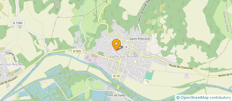 localisation de l'entreprise MADAME FLORENTINE BOUDINOT  VAILLY-SUR-AISNE