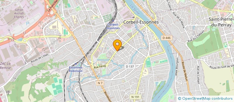 localisation de l'entreprise MADAME FLORENTINE JOLY à CORBEIL-ESSONNES