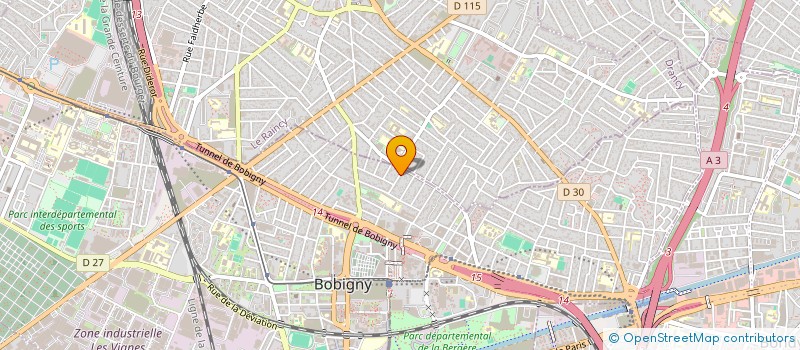 localisation de l'entreprise MADAME FLORENTINE LAMARCHE à BOBIGNY