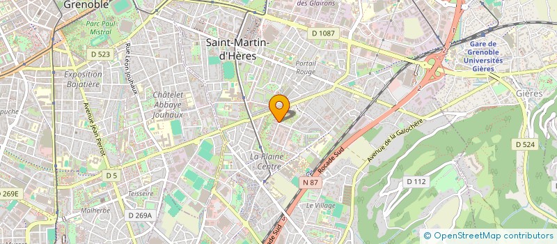 localisation de l'entreprise MADAME FLORES DELACROIX  SAINT-MARTIN-D'HERES