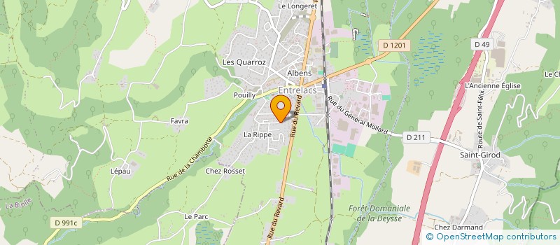 localisation de l'entreprise MADAME FLORESTINE CHENEAU  ENTRELACS