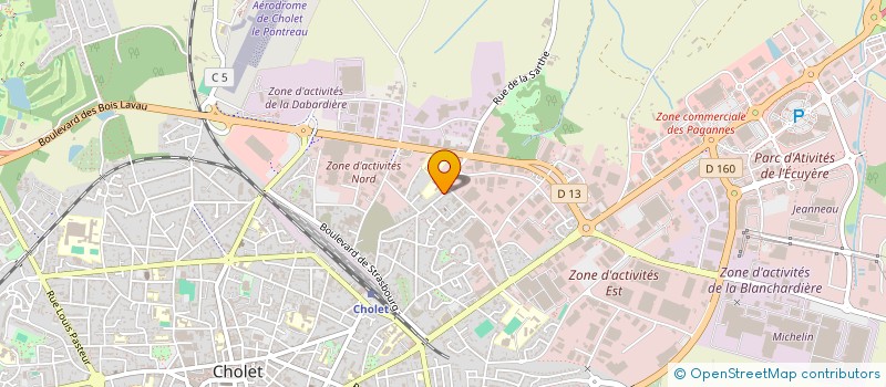 localisation de l'entreprise MADAME FLORESTINE FONTENEAU à CHOLET