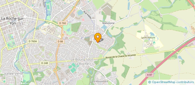 localisation de l'entreprise MADAME FLORETTE DUMONT à LA ROCHE-SUR-YON