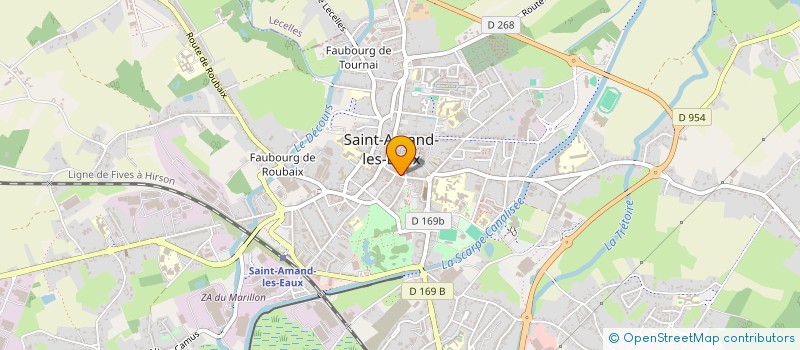 localisation de l'entreprise MADAME FLORIA BOHE à SAINT-AMAND-LES-EAUX