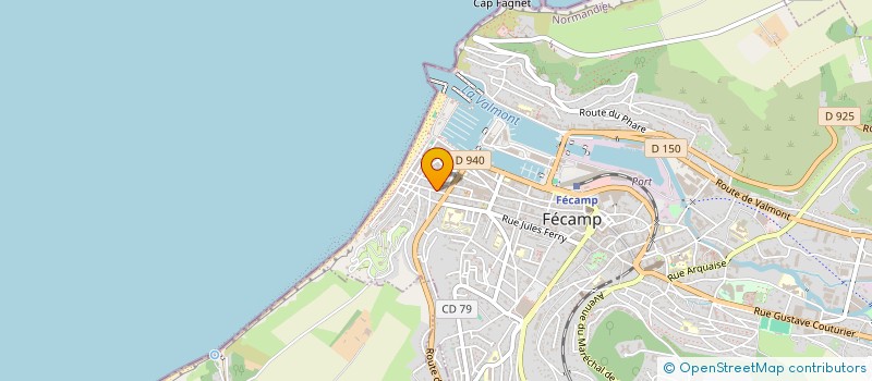 localisation de l'entreprise MADAME FLORIA CARET  FECAMP