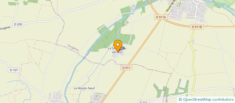 localisation de l'entreprise MADAME FLORIANA DIAS  SURGERES