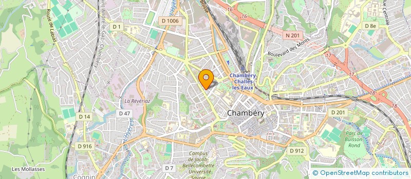 localisation de l'entreprise MADAME FLORIANE ABRAHAM à CHAMBERY