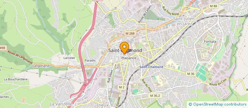 localisation de l'entreprise MADAME FLORIANE ALLEGRO  SAINT-CHAMOND