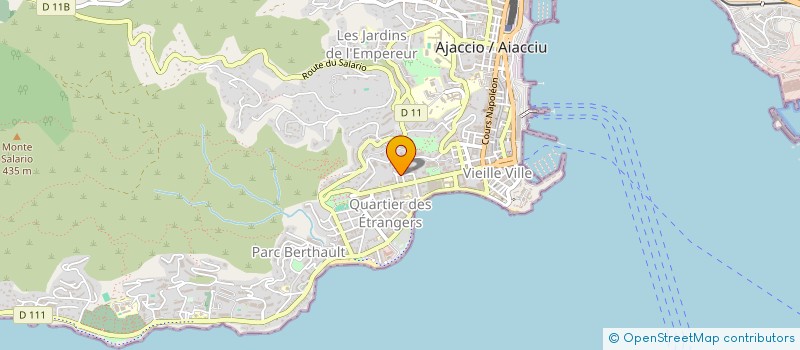 localisation de l'entreprise MADAME FLORIANE BALDACCI à AJACCIO