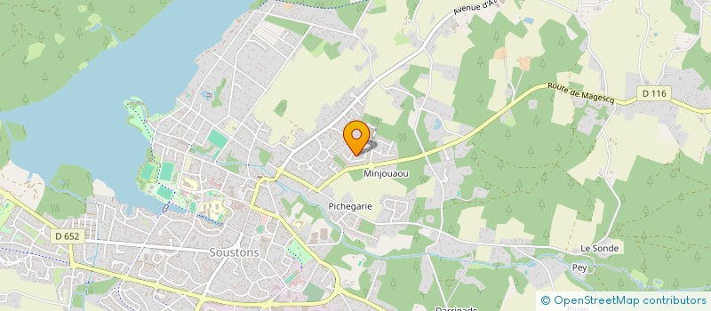 localisation de l'entreprise MADAME FLORIANE BALSSA  SOUSTONS