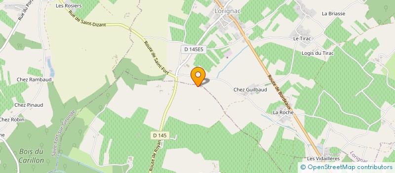 localisation de l'entreprise MADAME FLORIANE BEAUFILS  SAINT-DIZANT-DU-GUA