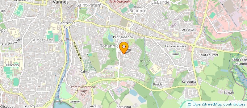 localisation de l'entreprise MADAME FLORIANE BELAIDI à VANNES