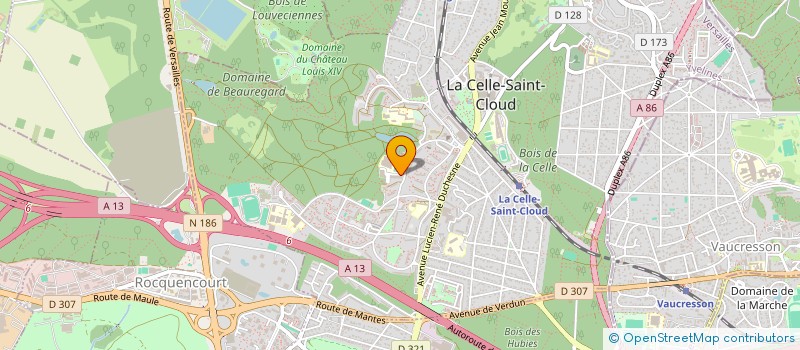 localisation de l'entreprise MADAME FLORIANE BEVIS  LA CELLE-SAINT-CLOUD