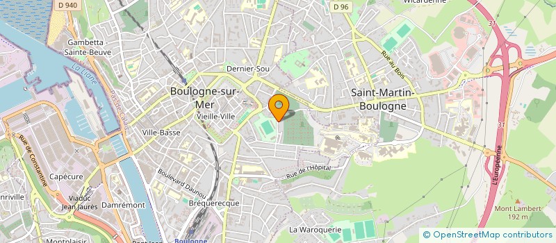 localisation de l'entreprise MADAME FLORIANE BONVALET à BOULOGNE-SUR-MER