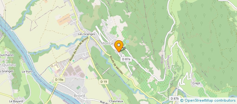 localisation de l'entreprise MADAME FLORIANE BOREL  MONTAGNIEU