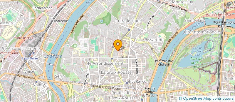 localisation de l'entreprise MADAME FLORIANE BROSSARD  LYON