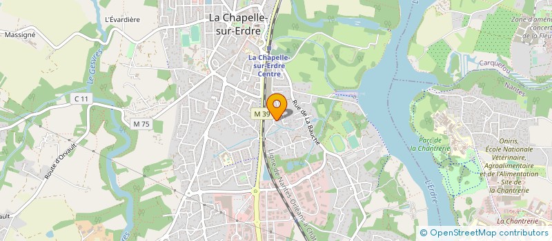 localisation de l'entreprise MADAME FLORIANE BROSSAUD à LA CHAPELLE-SUR-ERDRE