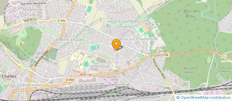 localisation de l'entreprise MADAME FLORIANE BROYART  BROU-SUR-CHANTEREINE