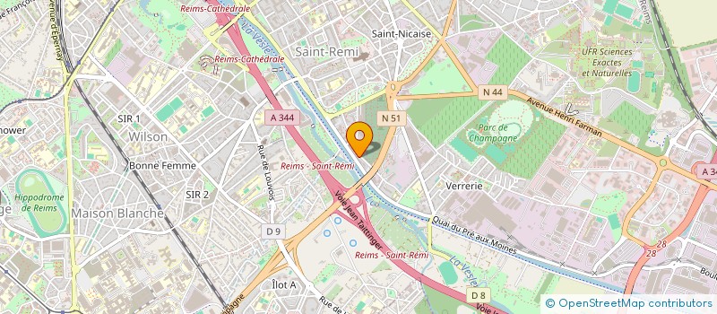 localisation de l'entreprise MADAME FLORIANE BUHET  REIMS