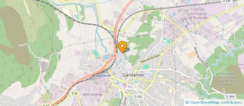 localisation de l'entreprise MADAME FLORIANE CACCIATO à GARDANNE