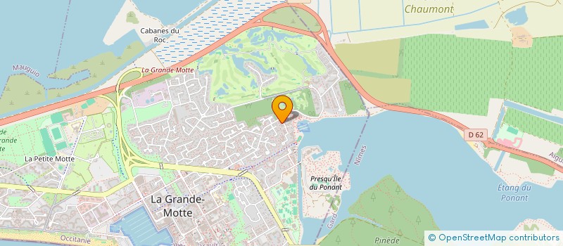 localisation de l'entreprise MADAME FLORIANE CANDAT  LA GRANDE-MOTTE