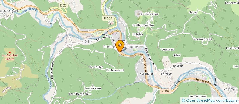 localisation de l'entreprise MADAME FLORIANE CARLIG  PONT-DE-LABEAUME