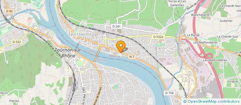 localisation de l'entreprise MADAME FLORIANE CARON à VALENCE