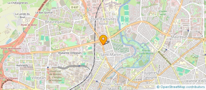 localisation de l'entreprise MADAME FLORIANE CHARLES  RENNES