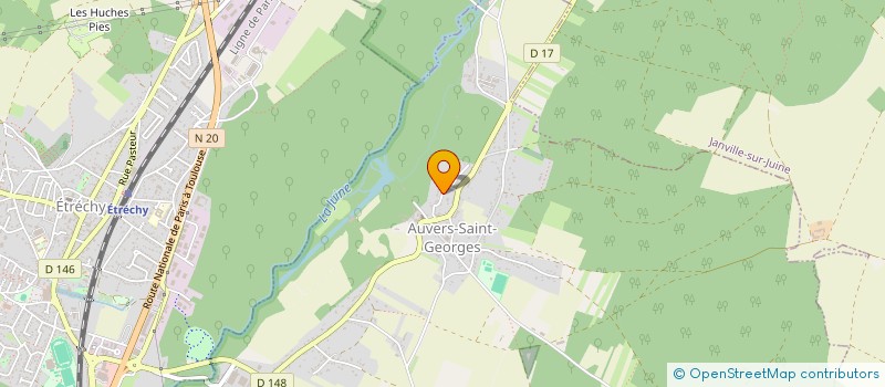 localisation de l'entreprise MADAME FLORIANE CHASSERY  AUVERS-SAINT-GEORGES