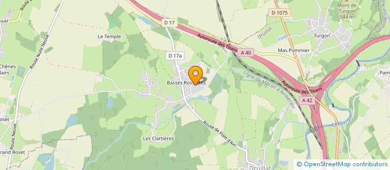localisation de l'entreprise MADAME FLORIANE CLAPPAZ à NEUVILLE-SUR-AIN